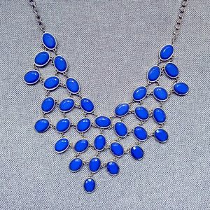Beautiful Blue Statement Necklace